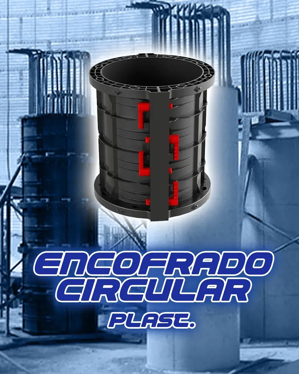 Encofrado circular metálico ANUM para columnas redondas (5)