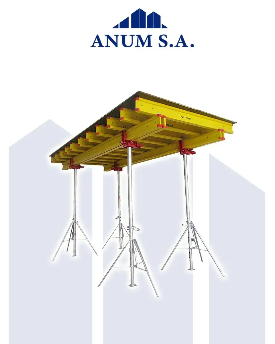 Encofrado de mesa para losas con vigas H20 y puntales metálicos – ANUM S.A. (3)
