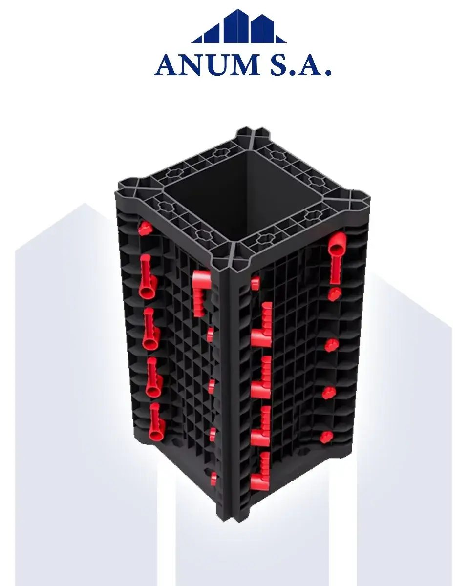 encofrado recto modular para muros y columnas de hormigón – ANUM S.A. (4)