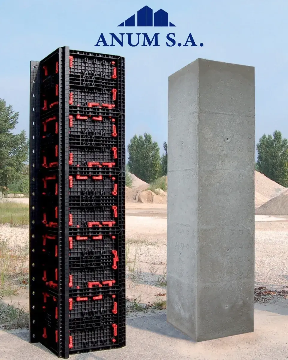 encofrado recto modular para muros y columnas de hormigón – ANUM S.A. (6)