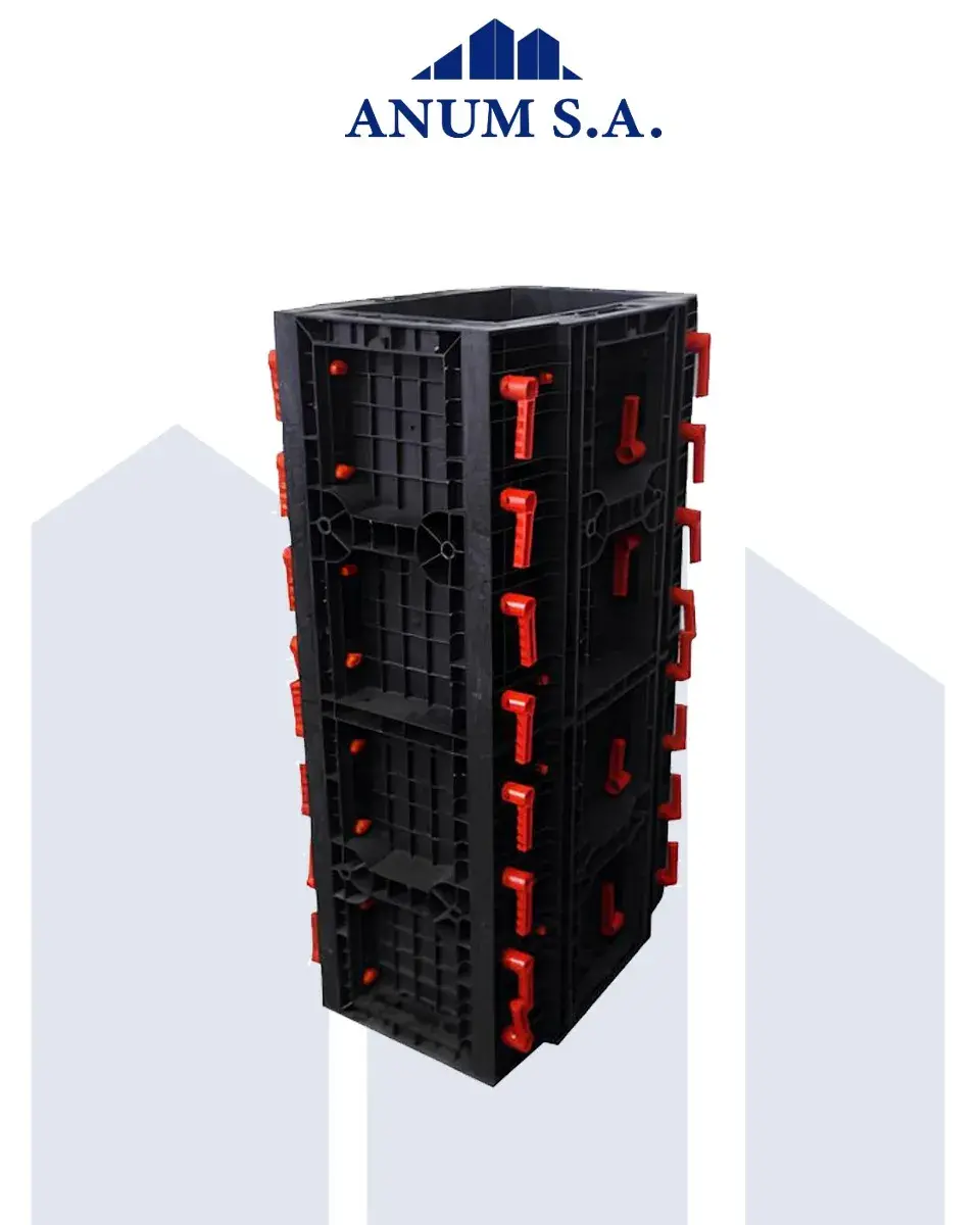 encofrado recto modular para muros y columnas de hormigón – ANUM S.A. (7)