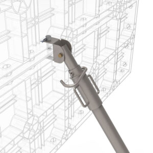 Puntal inclinado para encofrados 2,60–4,50 MT
